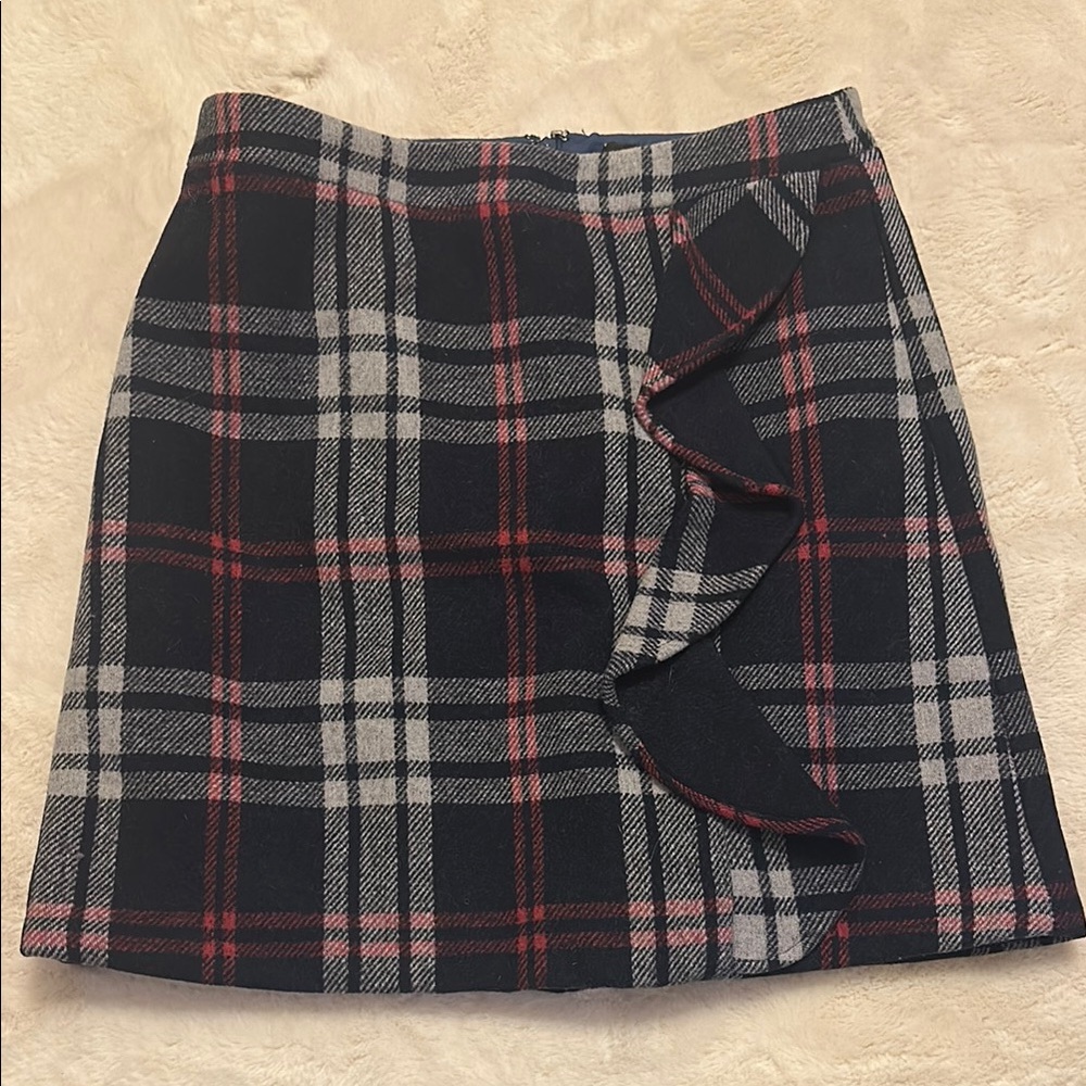 J Crew Plaid Skirt